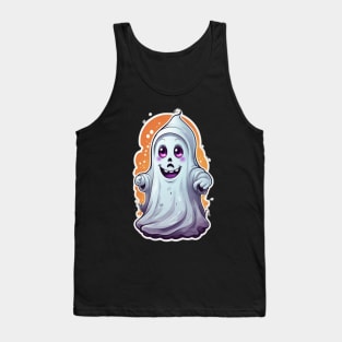 Boo-tiful Threads: Spook-tacular Ghost Tees for Every Occasion Tank Top
